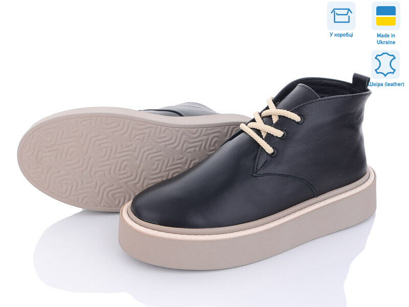 7001-39 черн кож, 6 (36-40), <strong>1090</strong>, демісезон