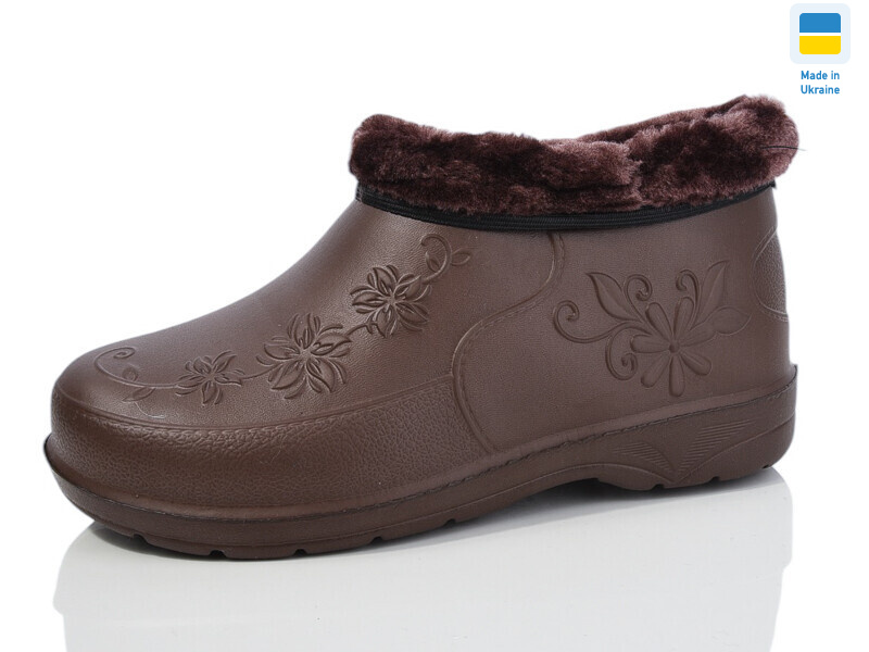 Галош квітка коричневий, 8 (38-42), <strong>145</strong>, зима