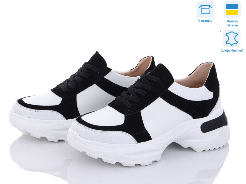 5066S біло-чорний, 6 (36-40), <strong>990</strong>, демісезон