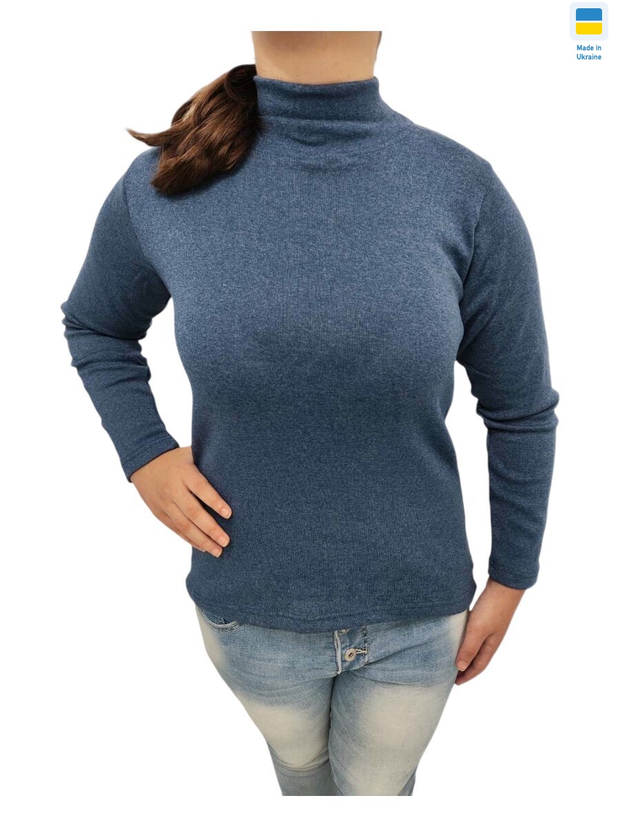 Гольф жіночий джинс, 6 (S-3XL), <strong>115</strong>, зима