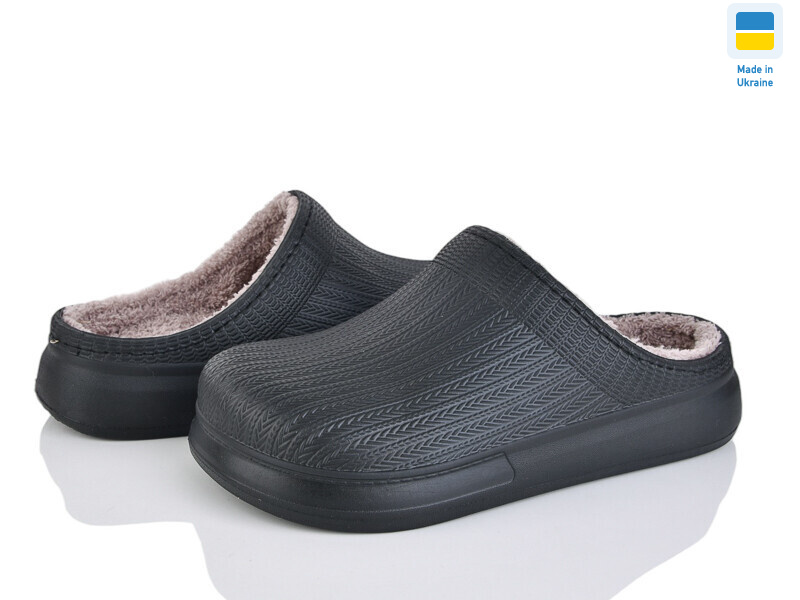 Крок сабо 100 чорний, 6 (36-41), <strong>160</strong>, зима