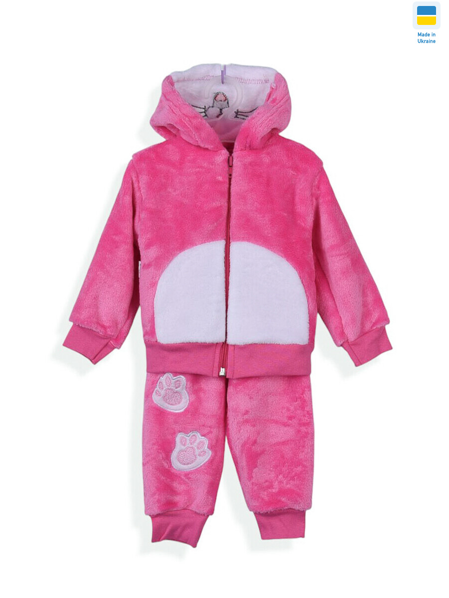 29183 рожевий батнік-штани, 4 (74-98), <strong>310</strong>, демісезон