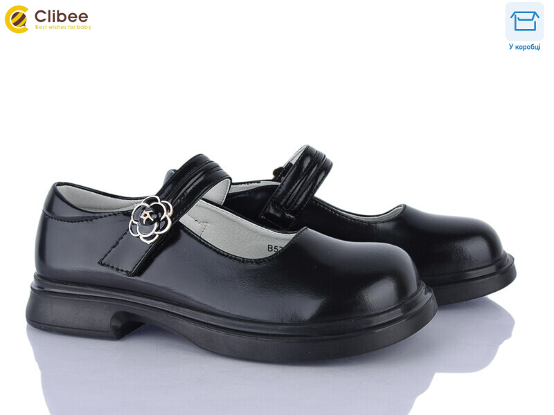 B5709PU black, 6 (32-37), <strong>680</strong>, демісезон