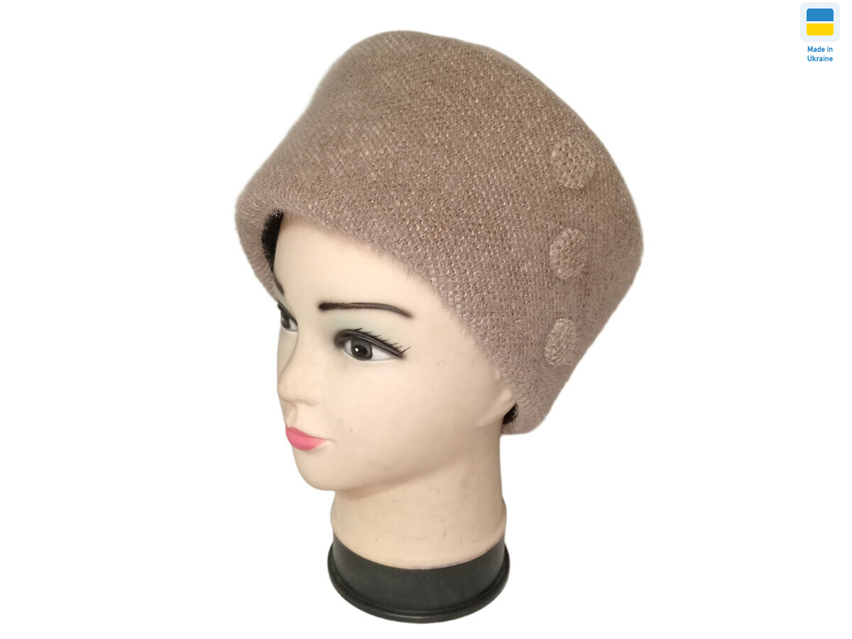 0586 кубанка т.бежевий, 4 (56-58), <strong>310</strong>, зима