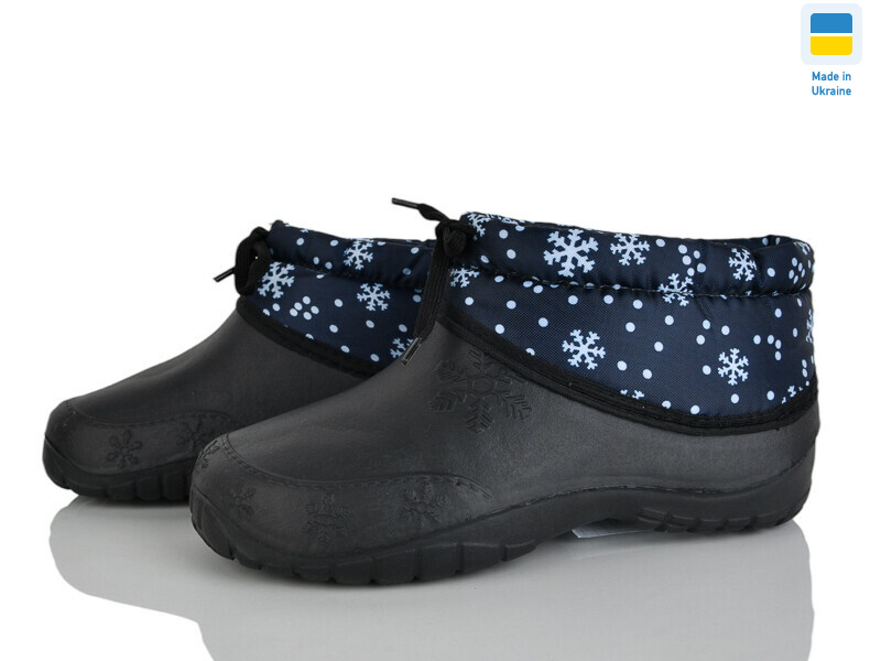 810 калоші сніжинка синій, 8 (37-41), <strong>145</strong>, зима