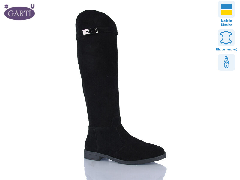 1912 чорний замш, 6 (36-40), <strong>1400</strong>, демісезон