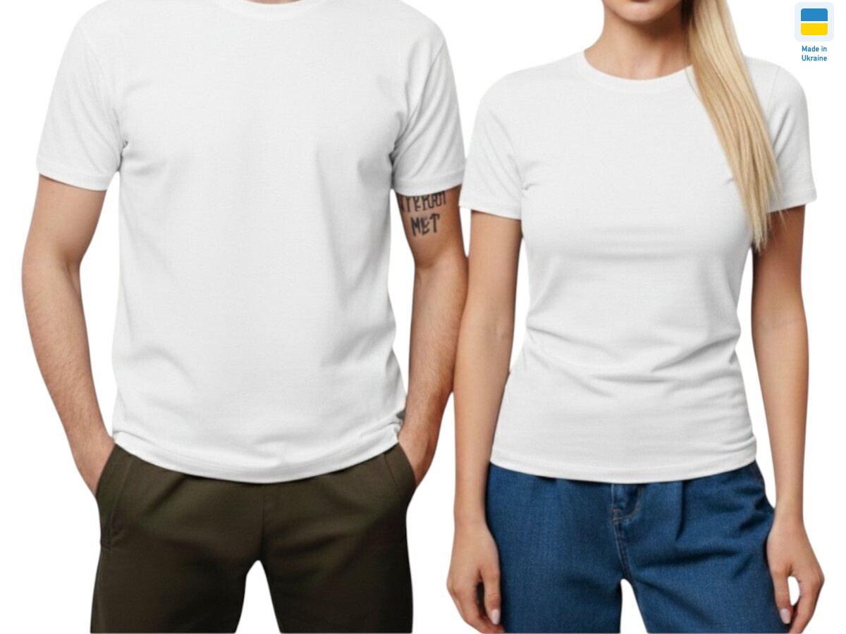 89 парні футболки білі, 8 (S-2XL), <strong>165</strong>, літо