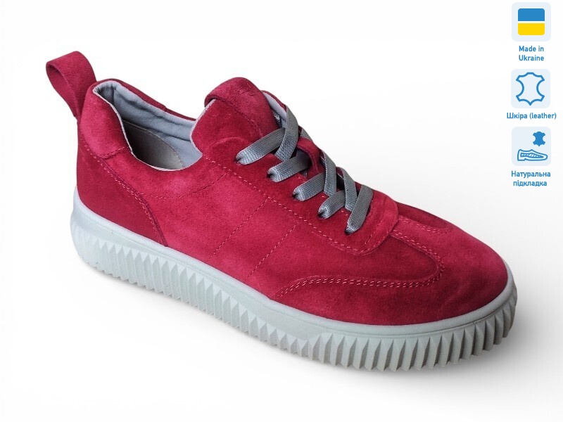 Paradize V-CR-1283 червоний замш, 6 (36-41), <strong>999</strong>, демісезон