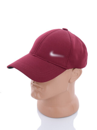Кепка трикотаж з вишивкою бордовий, 3 (One size), <strong>155</strong>, демісезон