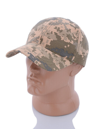 Бейсболка піксель бежевий, 3 (One size), <strong>165</strong>, літо