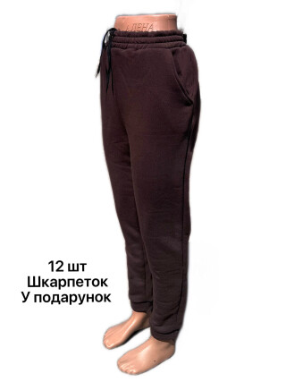 Брюки спорт жіночі капучіно, 5 (50-58), <strong>240</strong>, зима