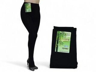 Колготи байка чорний, 12 (XL-7XL), <strong>95</strong>, зима