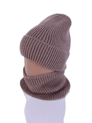 3499-4 шапка-баф brown, 3 (54-58), <strong>195</strong>, зима