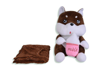 7791 (12135) хаскі мілк іграшка (40х25)-плед 120x160 mix, 3 (One size), <strong>405</strong>