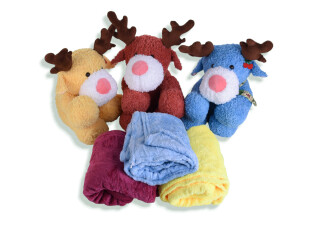 85-10 (12133) олені іграшка (40х30) -плед 120x160 mix, 3 (One size), <strong>405</strong>