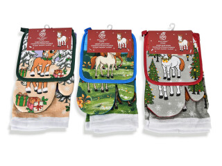 3203 набір для кухні прихватки+рушник mix, 6 (One size), <strong>150</strong>